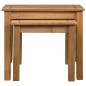vidaXL Mesas apilables 2 unidades madera maciza de pino Panama Range vidaXL Mesas apilables 2 unidades madera maciza de pino Panama Range