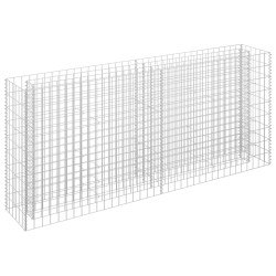 vidaXL Arriate de gaviones de acero galvanizado 180x30x90 cm