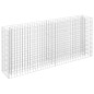 vidaXL Arriate de gaviones de acero galvanizado 180x30x90 cm