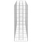 vidaXL Arriate de gaviones de acero galvanizado 180x30x90 cm