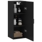 vidaXL Armario de pared negro 34,5x34x90 cm vidaXL Armario de pared negro 34,5x34x90 cm
