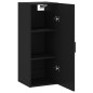 vidaXL Armario de pared negro 34,5x34x90 cm vidaXL Armario de pared negro 34,5x34x90 cm