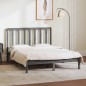 vidaXL Estructura de cama de madera maciza de pino gris 140x190 cm vidaXL Estructura de cama de madera maciza de pino gris 140x190 cm