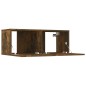 vidaXL Mueble de TV 2 uds madera contrachapada color roble 80x30x30 cm vidaXL Mueble de TV 2 uds madera contrachapada color roble 80x30x30 cm