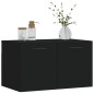 vidaXL Armario de pared madera de ingeniería negro 60x36,5x35 cm vidaXL Armario de pared madera de ingeniería negro 60x36,5x35 cm