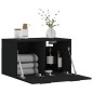 vidaXL Armario de pared madera de ingeniería negro 60x36,5x35 cm vidaXL Armario de pared madera de ingeniería negro 60x36,5x35 cm