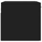 vidaXL Armario de pared madera de ingeniería negro 60x36,5x35 cm vidaXL Armario de pared madera de ingeniería negro 60x36,5x35 cm