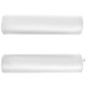 vidaXL Camilla de masaje plegable 4 cm de grosor 2 cojines blanco vidaXL Camilla de masaje plegable 4 cm de grosor 2 cojines blanco