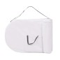 vidaXL Camilla de masaje plegable 4 cm de grosor 2 cojines blanco vidaXL Camilla de masaje plegable 4 cm de grosor 2 cojines blanco