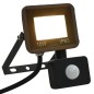 vidaXL Foco LED con sensor 10 W blanco cálido vidaXL Foco LED con sensor 10 W blanco cálido