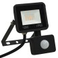 vidaXL Foco LED con sensor 10 W blanco cálido vidaXL Foco LED con sensor 10 W blanco cálido