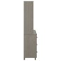 vidaXL Aparador HAMAR madera de pino maciza gris claro vidaXL Aparador HAMAR madera de pino maciza gris claro