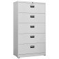 vidaXL Armario archivador de acero gris claro 90x46x164 cm vidaXL Armario archivador de acero gris claro 90x46x164 cm