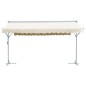 vidaXL Toldo de pie independiente color crema 500x300 cm vidaXL Toldo de pie independiente color crema 500x300 cm