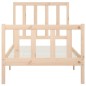 vidaXL Estructura de cama madera maciza 100x200 cm vidaXL Estructura de cama madera maciza 100x200 cm