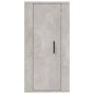 vidaXL Mueble para TV de pared gris hormigón 40x34,5x80 cm