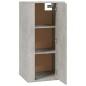 vidaXL Mueble para TV de pared gris hormigón 40x34,5x80 cm