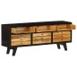 vidaXL Mueble para la TV madera maciza de mango 120x30x50 cm