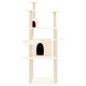 vidaXL Rascador para gatos con postes de sisal crema 166 cm vidaXL Rascador para gatos con postes de sisal crema 166 cm