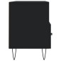 vidaXL Mueble de TV madera de ingeniería negro 102x36x50 cm vidaXL Mueble de TV madera de ingeniería negro 102x36x50 cm