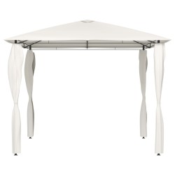 vidaXL Cenador con cubiertas de postes crema 3x3x2,6 m 160 g/m²