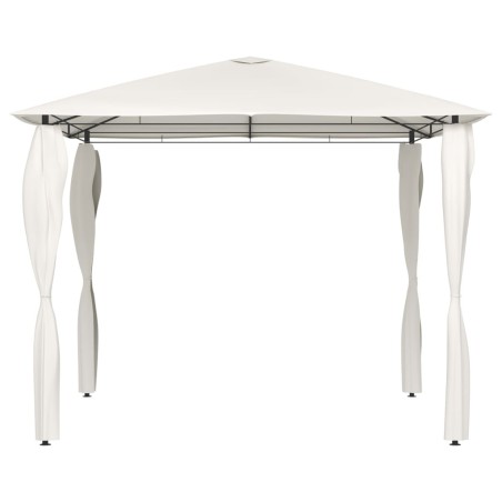 vidaXL Cenador con cubiertas de postes crema 3x3x2,6 m 160 g/m²