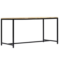 vidaXL Mesa de comedor madera maciza de mango en bruto 140x70x75 cm