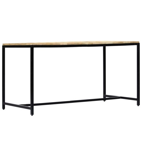 vidaXL Mesa de comedor madera maciza de mango en bruto 140x70x75 cm