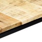 vidaXL Mesa de comedor madera maciza de mango en bruto 140x70x75 cm