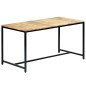 vidaXL Mesa de comedor madera maciza de mango en bruto 140x70x75 cm