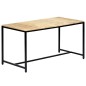 vidaXL Mesa de comedor madera maciza de mango en bruto 140x70x75 cm