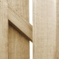 vidaXL Puerta de valla de madera de pino impregnada 100x100 cm