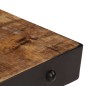 vidaXL Mesa de centro con ruedas madera maciza de mango 100x60x26 cm vidaXL Mesa de centro con ruedas madera maciza de mango 100x60x26 cm