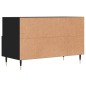 vidaXL Mueble para TV madera contrachapada negro 80x36x50 cm vidaXL Mueble para TV madera contrachapada negro 80x36x50 cm