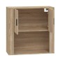 vidaXL Armario de pared madera contrachapada roble sonoma 80x33x80 cm vidaXL Armario de pared madera contrachapada roble sonoma 80x33x80 cm