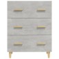 vidaXL Aparador de madera contrachapada gris hormigón 70x34x90 cm vidaXL Aparador de madera contrachapada gris hormigón 70x34x90 cm