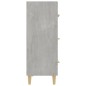 vidaXL Aparador de madera contrachapada gris hormigón 70x34x90 cm vidaXL Aparador de madera contrachapada gris hormigón 70x34x90 cm