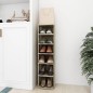 vidaXL Mueble zapatero de ingeniería roble Sonoma 27,5x27x102cm vidaXL Mueble zapatero de ingeniería roble Sonoma 27,5x27x102cm