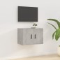 vidaXL Mueble para TV de pared gris hormigón 57x34,5x40 cm vidaXL Mueble para TV de pared gris hormigón 57x34,5x40 cm