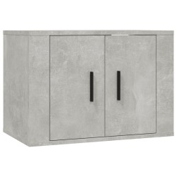 vidaXL Mueble para TV de pared gris hormigón 57x34,5x40 cm