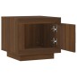 vidaXL Mesa de centro madera contrachapada roble marrón 51x50x45 cm vidaXL Mesa de centro madera contrachapada roble marrón 51x50x45 cm