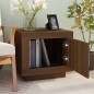 vidaXL Mesa de centro madera contrachapada roble marrón 51x50x45 cm vidaXL Mesa de centro madera contrachapada roble marrón 51x50x45 cm