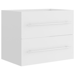 vidaXL Mueble de lavabo madera de ingeniería blanco 60x38,5x48 cm