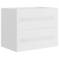 vidaXL Mueble de lavabo madera de ingeniería blanco 60x38,5x48 cm vidaXL Mueble de lavabo madera de ingeniería blanco 60x38,5x48 cm