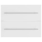 vidaXL Mueble de lavabo madera de ingeniería blanco 60x38,5x48 cm vidaXL Mueble de lavabo madera de ingeniería blanco 60x38,5x48 cm