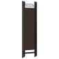 vidaXL Biombo divisor de 5 paneles marrón 200x180 cm vidaXL Biombo divisor de 5 paneles marrón 200x180 cm