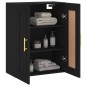 vidaXL Armario de pared madera de ingeniería negro 69,5x34x90 cm vidaXL Armario de pared madera de ingeniería negro 69,5x34x90 cm