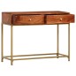 vidaXL Mesa consola de madera maciza de acacia 100x35x76 cm vidaXL Mesa consola de madera maciza de acacia 100x35x76 cm