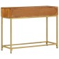 vidaXL Mesa consola de madera maciza de acacia 100x35x76 cm vidaXL Mesa consola de madera maciza de acacia 100x35x76 cm