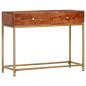 vidaXL Mesa consola de madera maciza de acacia 100x35x76 cm vidaXL Mesa consola de madera maciza de acacia 100x35x76 cm